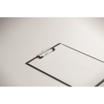 Portablocco in cartone leggero con clip metallica A4 color nero quinta vista fotografica