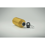 Bottiglia in acciaio inox riciclato con moschettone 500 ml color giallo senape