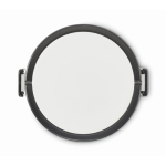 Portapranzo rotondo a due piani da 250/700 ml con manici color bianco nona vista