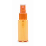 Flacone spray corpo con erogatore e tappo 30 ml color arancione trasparente