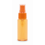 Flacone spray corpo con erogatore e tappo 30 ml color arancione trasparente quarta vista