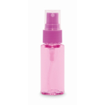Flacone spray corpo con erogatore e tappo 30 ml color rosa trasparente
