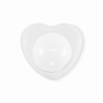 Balsamo labbra vegano in scatola a forma di cuore SPF10 vaniglia color bianco quarta vista