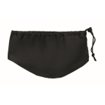 Cuscino da viaggio arrotolabile in poliestere con fodera color nero quinta vista