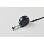 Metro a nastro in plastica riciclata con nastro in acciaio 5M color nero terza vista fotografica