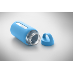 Bottiglia in vetro borosilicato con custodia in silicone 600 ml color turchese terza vista fotografica