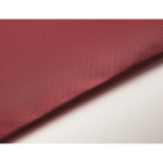 Sacca zaino con cordini in RPET con tasca laterale e cerniera color bordò quarta vista fotografica