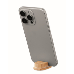 Set di cavi in custodia con coperchio che funge da supporto per smartphone color beige nona vista