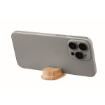 Set di cavi in custodia con coperchio che funge da supporto per smartphone color beige decima vista