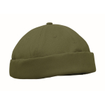 Cappello stile docker in cotone con rete e fibbia 260 g/m² color verde militare
