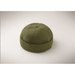 Cappello stile docker in cotone con rete e fibbia 260 g/m² color verde militare seconda vista fotografica