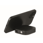 Cavo retrattile Type-C con trasferimento dati e supporto mobile color nero quinta vista