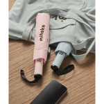 Ombrello pieghevole automatico in pongee RPET 190T Ø107 color rosa vista ambiente principale