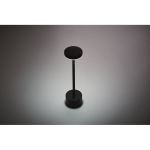 Lampada da tavolo in alluminio con 24 LED touch color nero terza vista fotografica