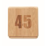 Timer in bambù con conto alla rovescia digitale color legno quinta vista