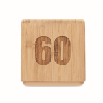 Timer in bambù con conto alla rovescia digitale color legno sesta vista