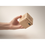 Timer in bambù con conto alla rovescia digitale color legno vista fotografia