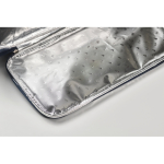 Borsa frigo da picnic in RPET per 2 con set completo color blu sesta vista fotografica