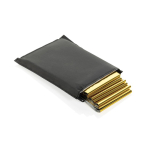 Coperta di emergenza impermeabile riutilizzabile con custodia RPET color nero