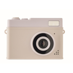 Fotocamera digitale compatta ricaricabile con schermo LCD 2” color beige decima vista