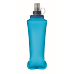 Borraccia pieghevole in termoplastico con valvola a morso 500 ml color blu reale