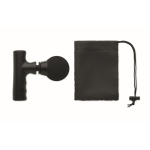 Pistola massaggiante con 2 velocità e batteria 1200mAh in borsa color nero quinta vista