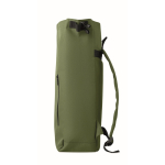 Zaino roll top RPET per laptop con tasca laterale elastica 15'' color verde militare decima vista