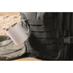 Zaino da viaggio grande in RPET con vari scomparti 15'' color nero seconda vista ambiente