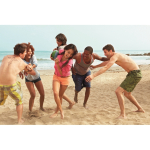 Pallone da rugby acquatico in neoprene con ago incluso color multicolore seconda vista ambiente