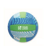 Pallone da spiaggia in neoprene con ago, Ø16 cm color multicolore vista area di stampa