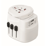 Adattatore universale con connettori USB-A e USB-C 20W color bianco