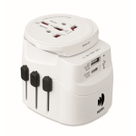 Adattatore universale con connettori USB-A e USB-C 20W color bianco vista principale