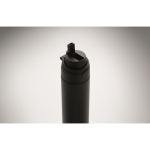 Borraccia antigoccia a doppia parete in acciaio inox riciclato 500 ml color nero sesta vista fotografica