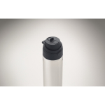 Borraccia in RPET con cannuccia 2 in 1 e maniglia antigoccia 700 ml color blu mare quinta vista fotografica