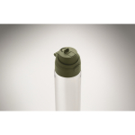 Borraccia in RPET con cannuccia 2 in 1 e maniglia antigoccia 700 ml color verde scuro quinta vista fotografica