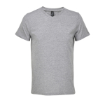 T-shirt unisex in cotone semi-pettinato con scollo a V SOL'S color grigio jeansato