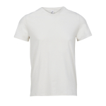T-shirt unisex in cotone semi-pettinato con scollo a V SOL'S color bianco sporco