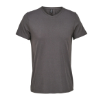 T-shirt unisex in cotone semi-pettinato con scollo a V SOL'S color grigio topo ottava vista