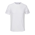 T-shirt traspirante in poliestere riciclato SOL'S color bianco nona vista