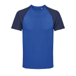 T-shirt traspirante in poliestere riciclato SOL'S color blu scuro jeansato