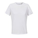 T-shirt da donna traspirante in poliestere riciclato SOL'S color bianco nona vista
