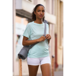 T-shirt da donna traspirante in poliestere riciclato SOL'S color blu sbiadito