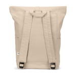 Zaino roll-top con chiusura superiore e tasche 17L 380 g/m² color naturale seconda vista