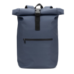 Zaino roll-top per laptop in ecopelle 15 L 16” color blu prima vista