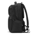 Zaino organizer idrorepellente con tasche 23 L 17,3” color nero quarta vista
