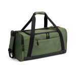 Borsa sportiva in poliestere riciclato con ampio scomparto 37L color verde scuro