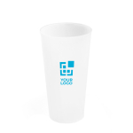 Bicchiere riutilizzabile in plastica prodotto in Europa a parete singola 620ml vista principale