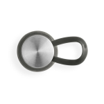 Bottiglia eco traslucida brillante con tappo ermetico 590 ml color nero