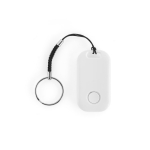 Localizzatore portachiavi in plastica riciclata con Bluetooth 25 m color bianco prima vista