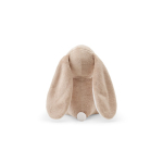 Peluche coniglietto in poliestere con patch personalizzabile color beige seconda vista